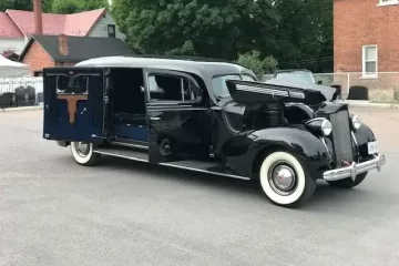 1938 Packard Henney 3-Way Hearse