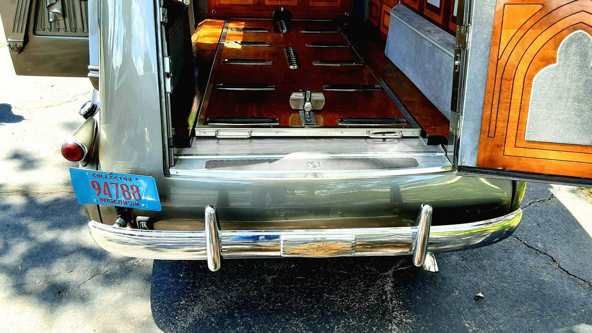 1939 LaSalle Masterpiece Carved Panel Hearse by Sayers and Scovill