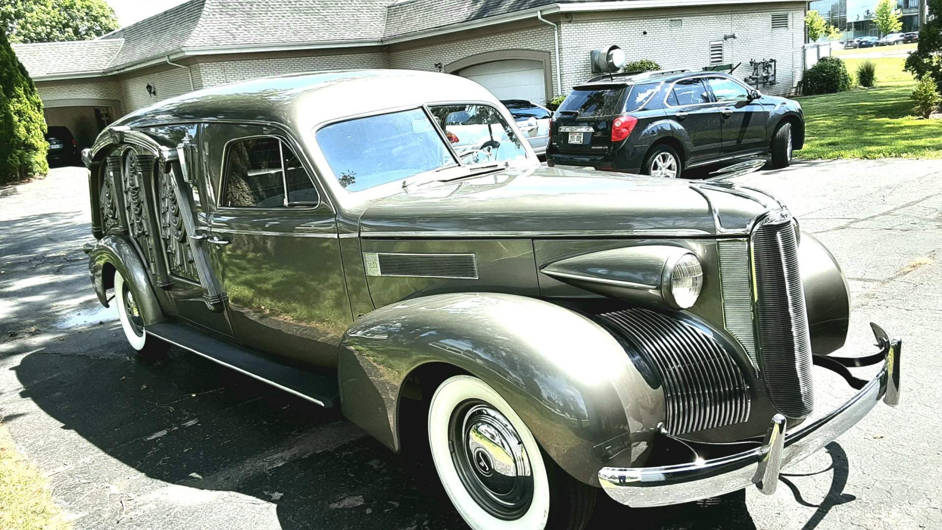 1939 LaSalle Masterpiece Carved Panel Hearse by Sayers and Scovill