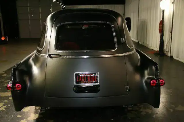 1952 Packard Henney Hearse Hot Rod front rear end as seen in 2022