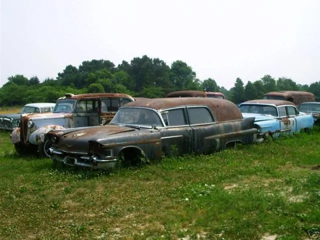 1958 Cadillac Eureka Landau Hearse Ambulance Series 62