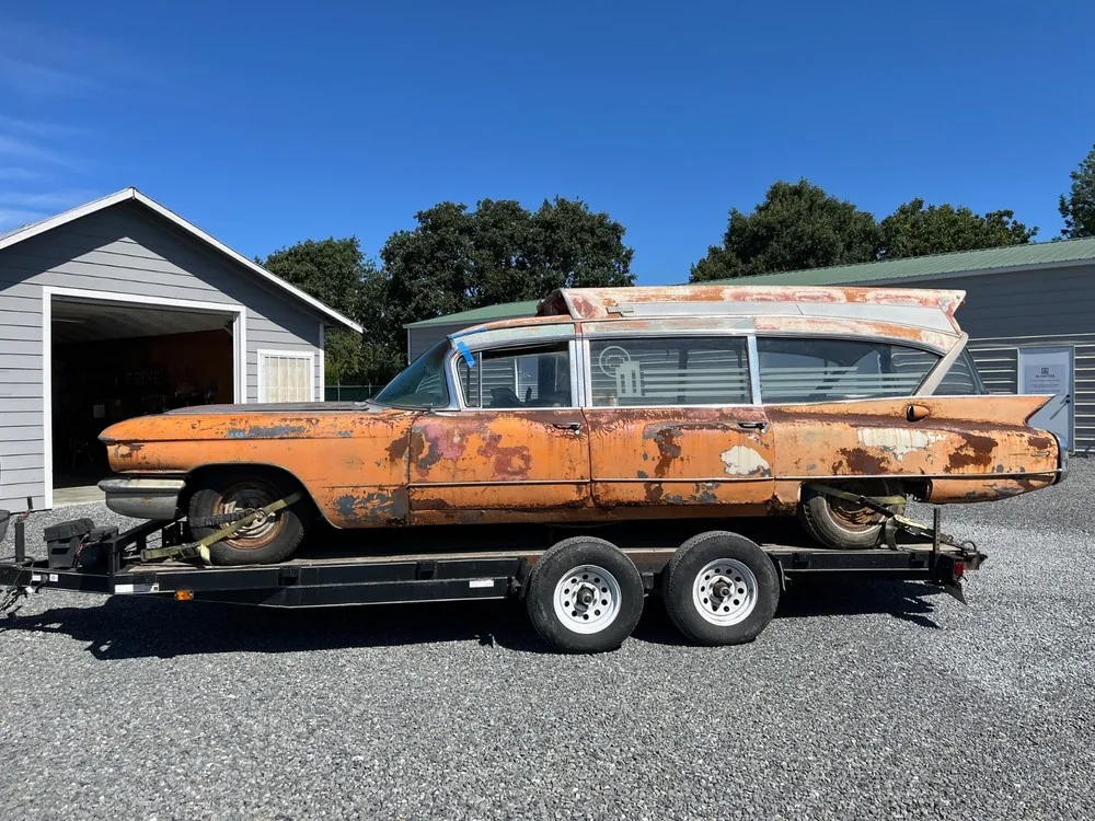 1960 Cadillac Superior Ambulance Rescuer driver side