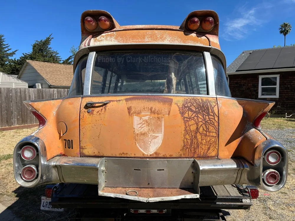 1960 Cadillac Superior Ambulance Rescuer rear
