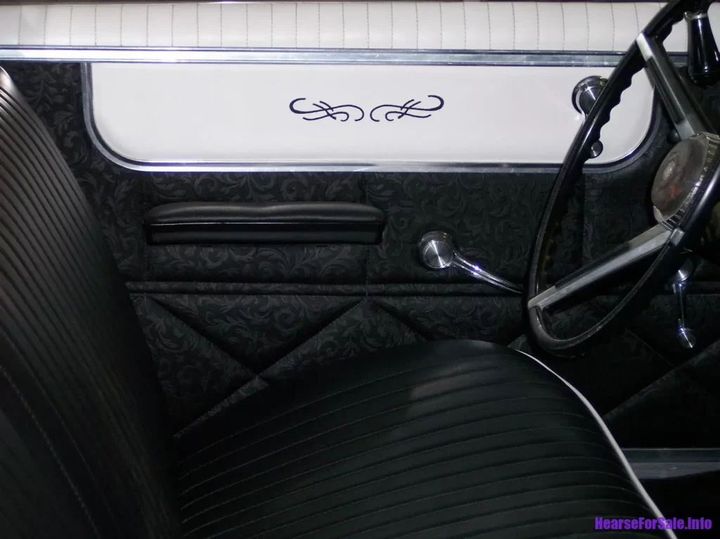 1966 Cadillac Superior Royale Coach (Martin Luther King Jr.'s hearse) drivers seat