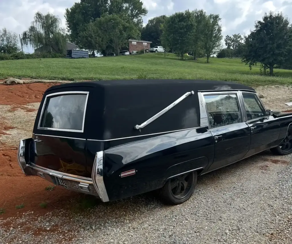 1971 Cadillac Miller Meteor Hearse 1971 Cadillac Miller Meteor Hearse, passenger side rear quarter view