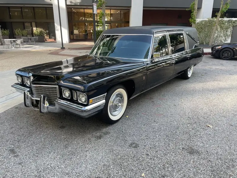 1972 Cadillac Superior Hearse Limousine driver side front
