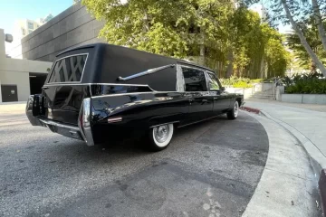 1972 Cadillac Superior Hearse Limousine passenger side rear