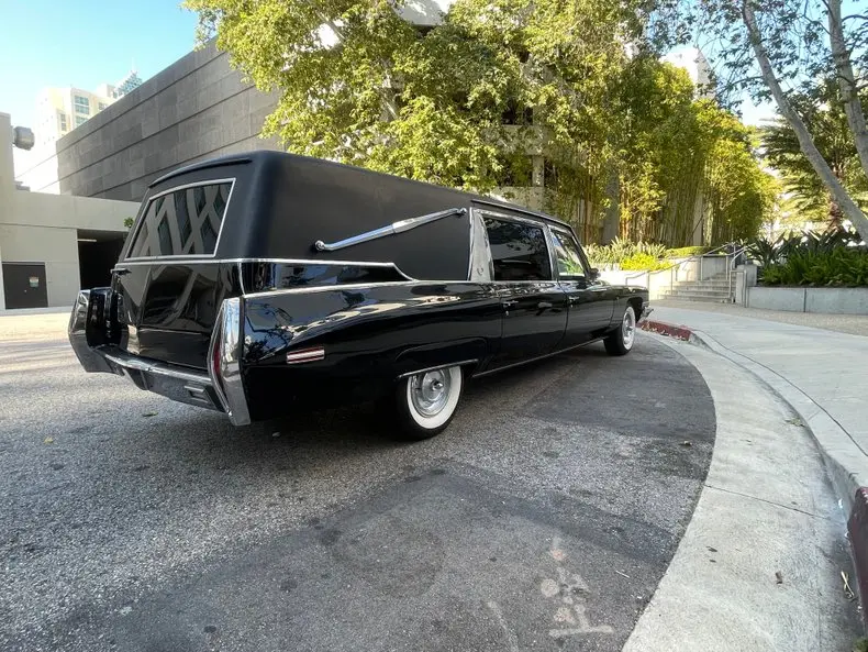 1972 Cadillac Superior Hearse Limousine passenger side rear