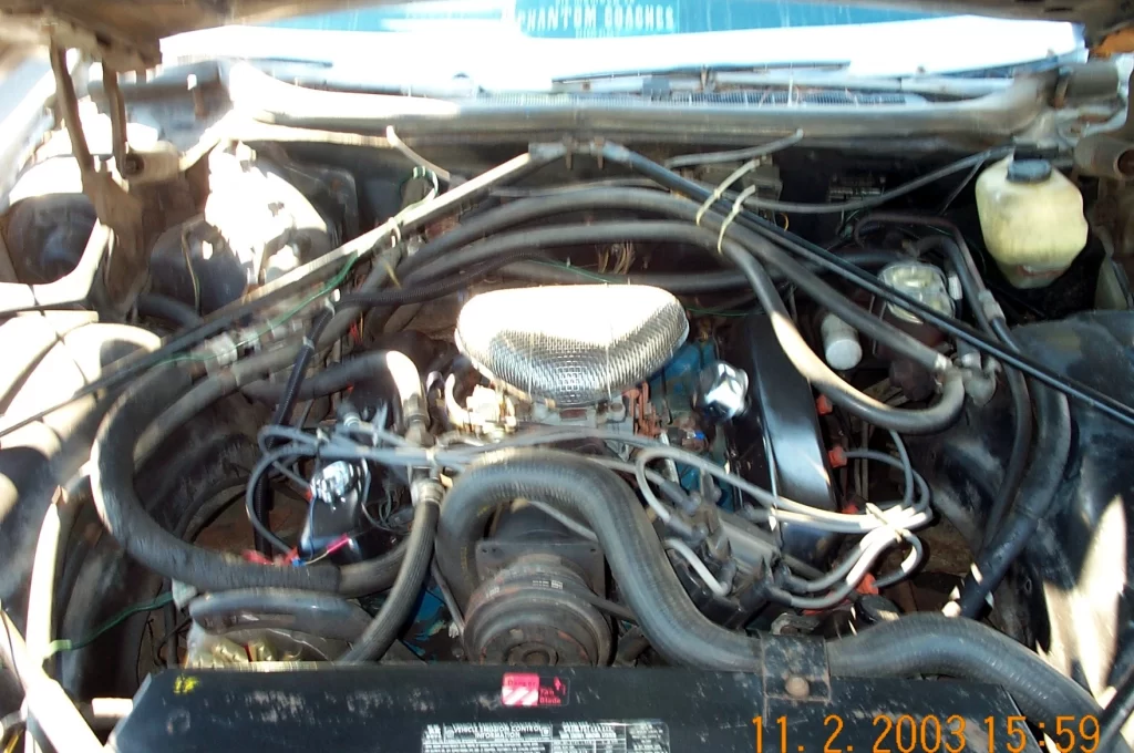 1976 Cadillac Superior Hearse Ambulance Combo engine