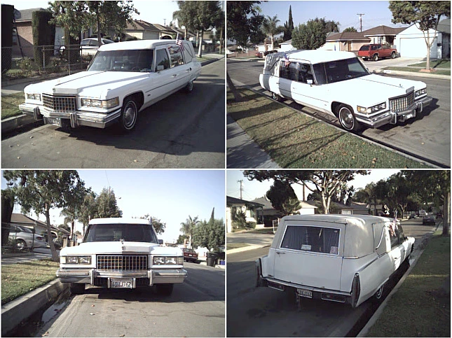1976 Cadillac Superior Hearse Combo collage