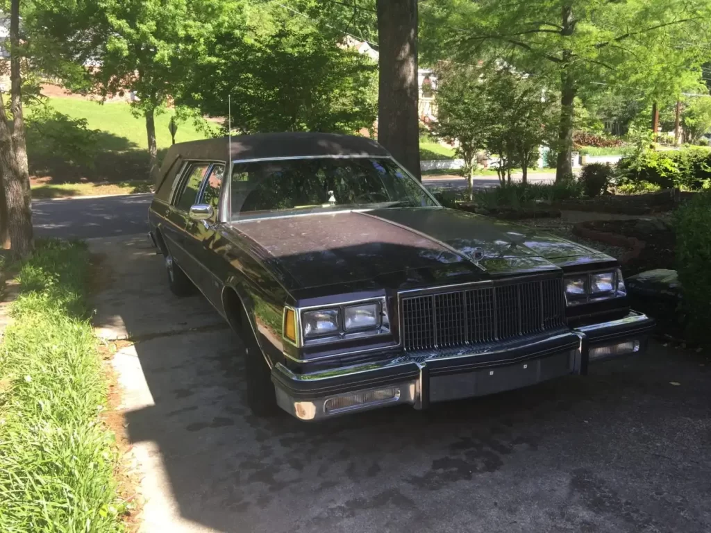 1989 Buick Hearse 1989 Buick Hearse front passenger view