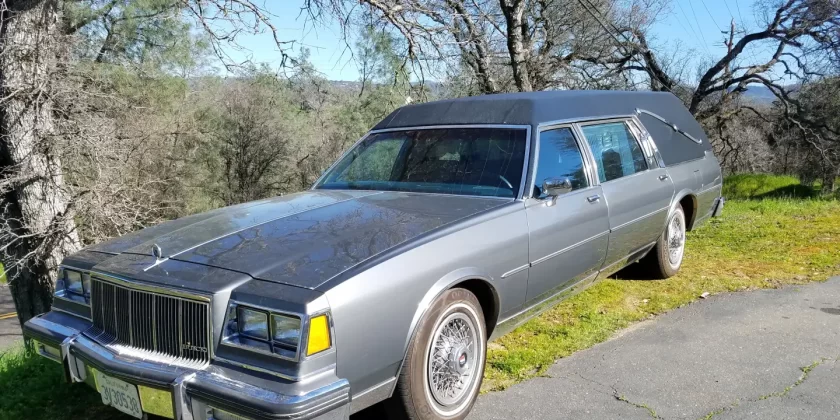 1989 Buick Hearse by S&S front driver side quarter view