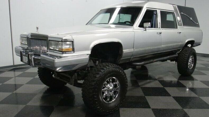 1990 Cadillac Monster Truck Hearse