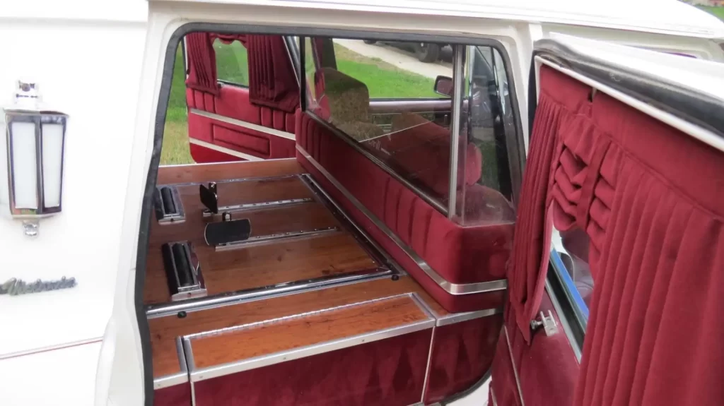 1993 Cadillac S&S Victoria Hearse side, rear