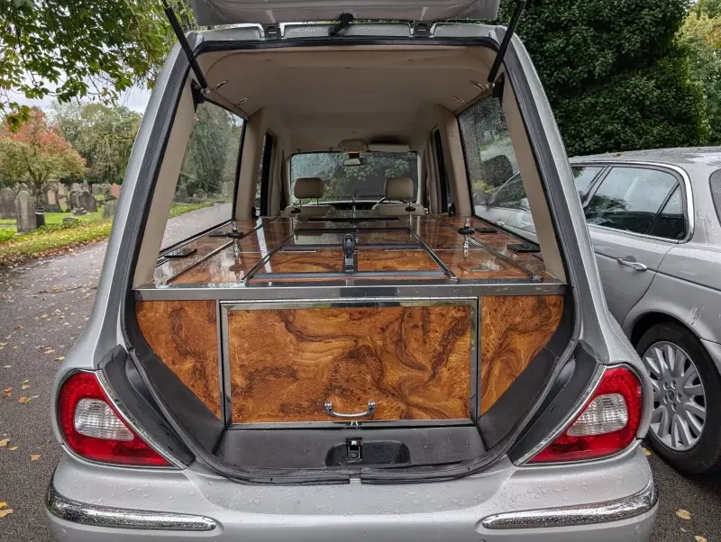 2005 Jaguar Hearse with matching limo