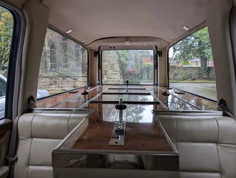 2005 Jaguar Hearse with matching limo