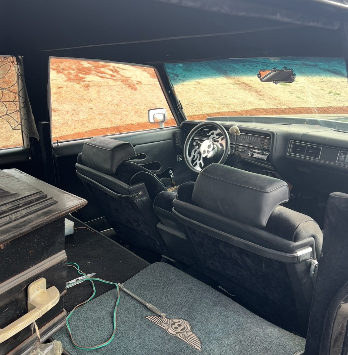 1971 Cadillac Miller Meteor Hearse w/coffin