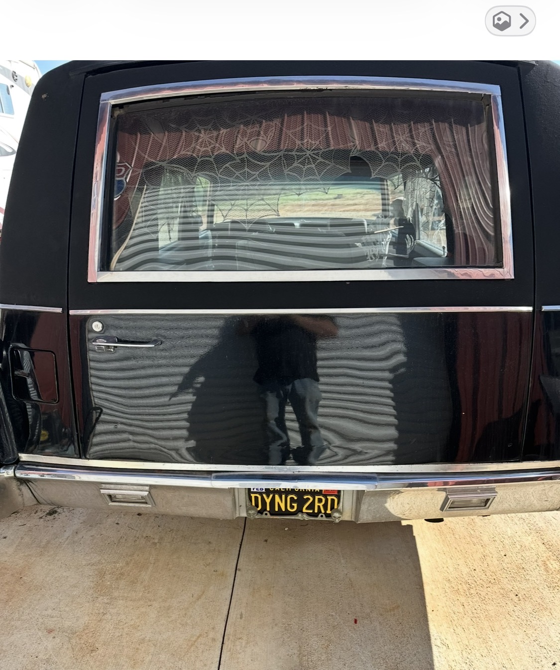 1971 Cadillac Miller Meteor Hearse w/coffin