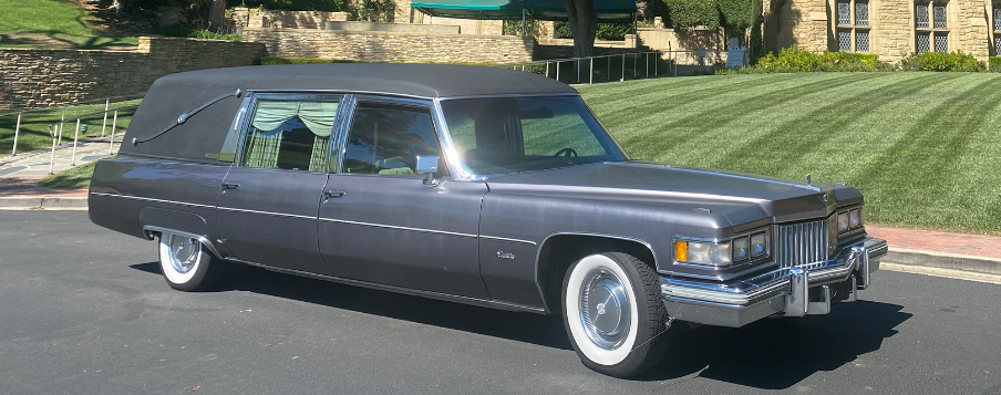 1975 Miller Meteor Cadillac Hearse
