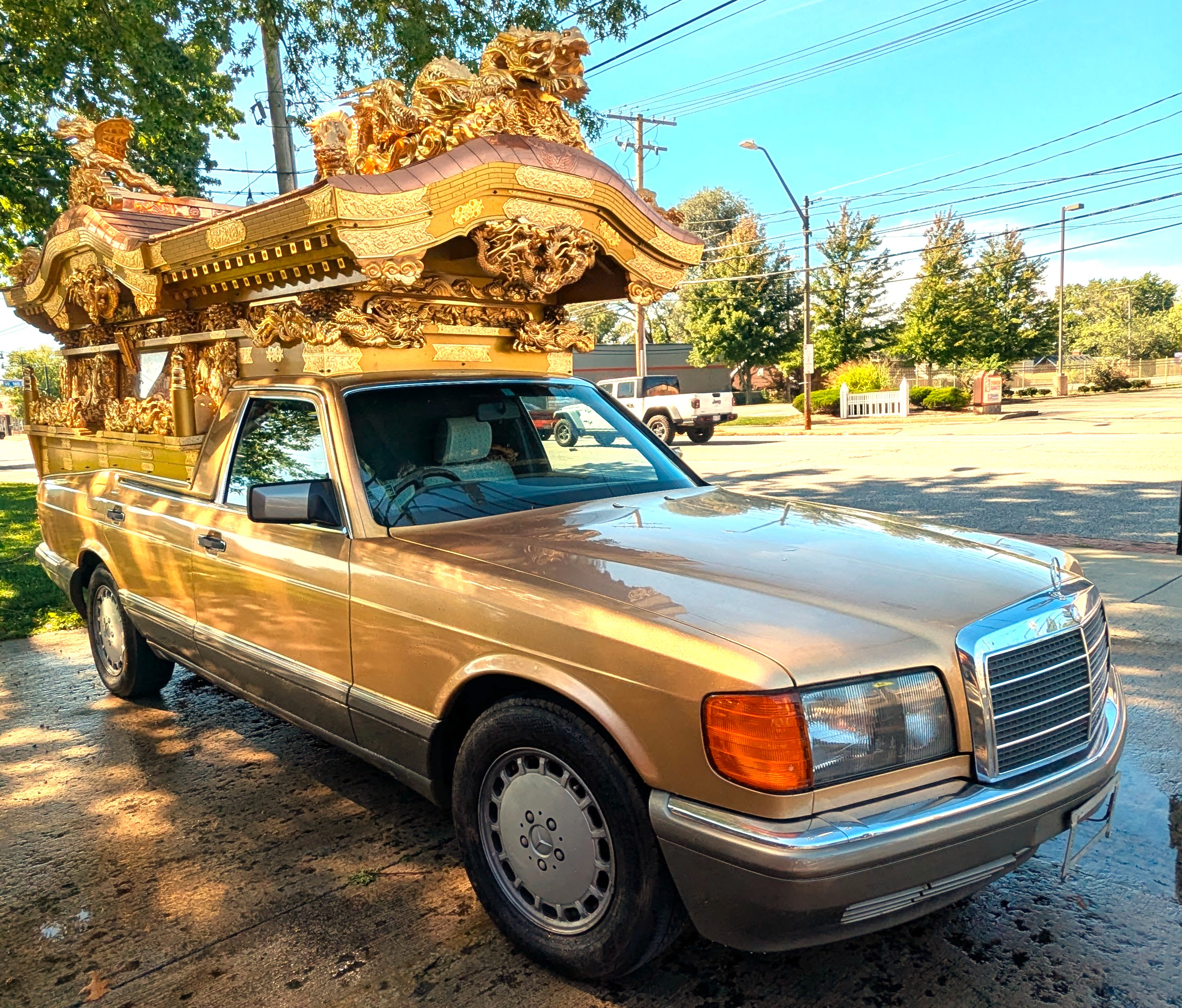 1989 Mercedes 300SE Japanese Miyagata Hearse