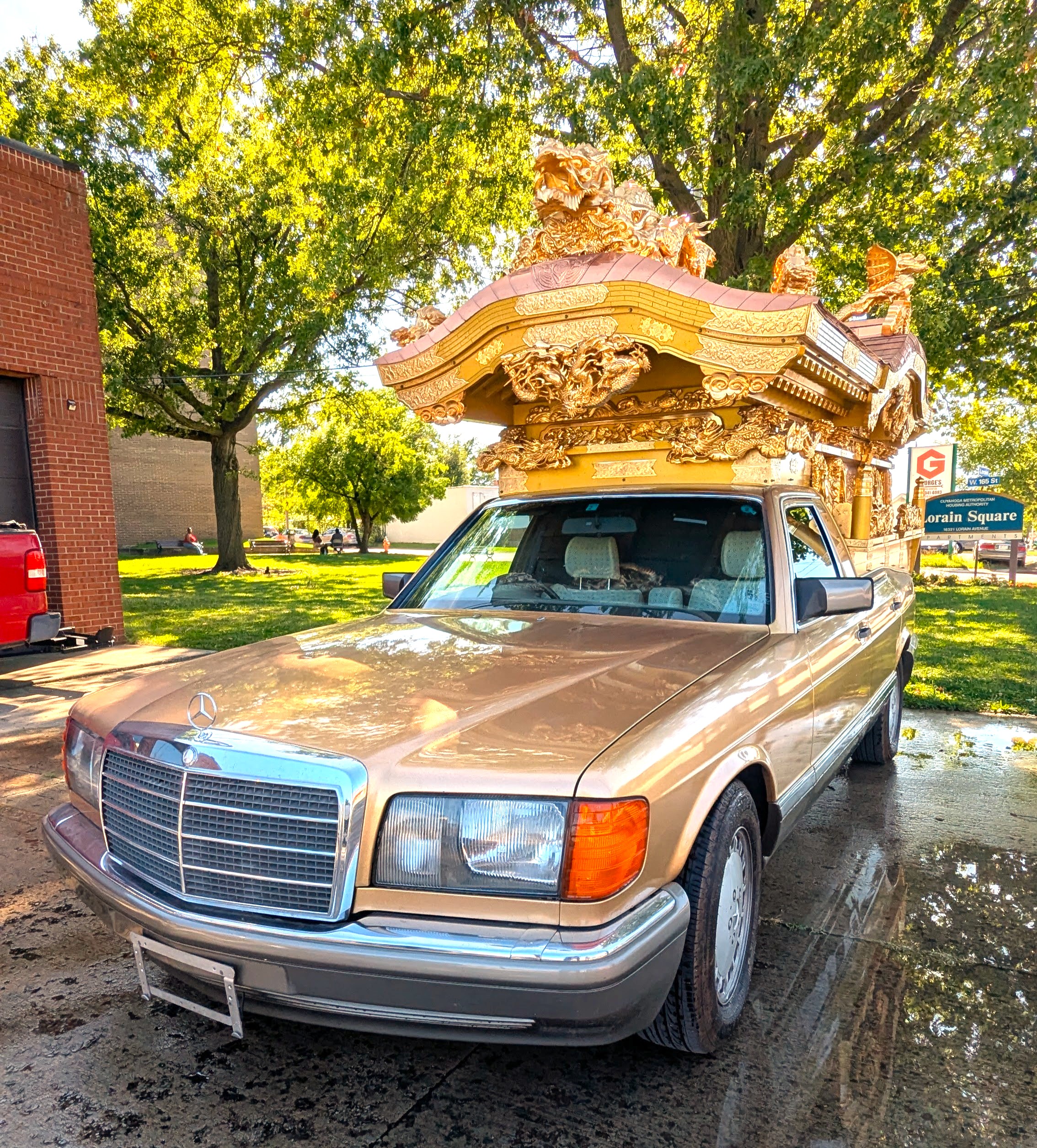 1989 Mercedes 300SE Japanese Miyagata Hearse
