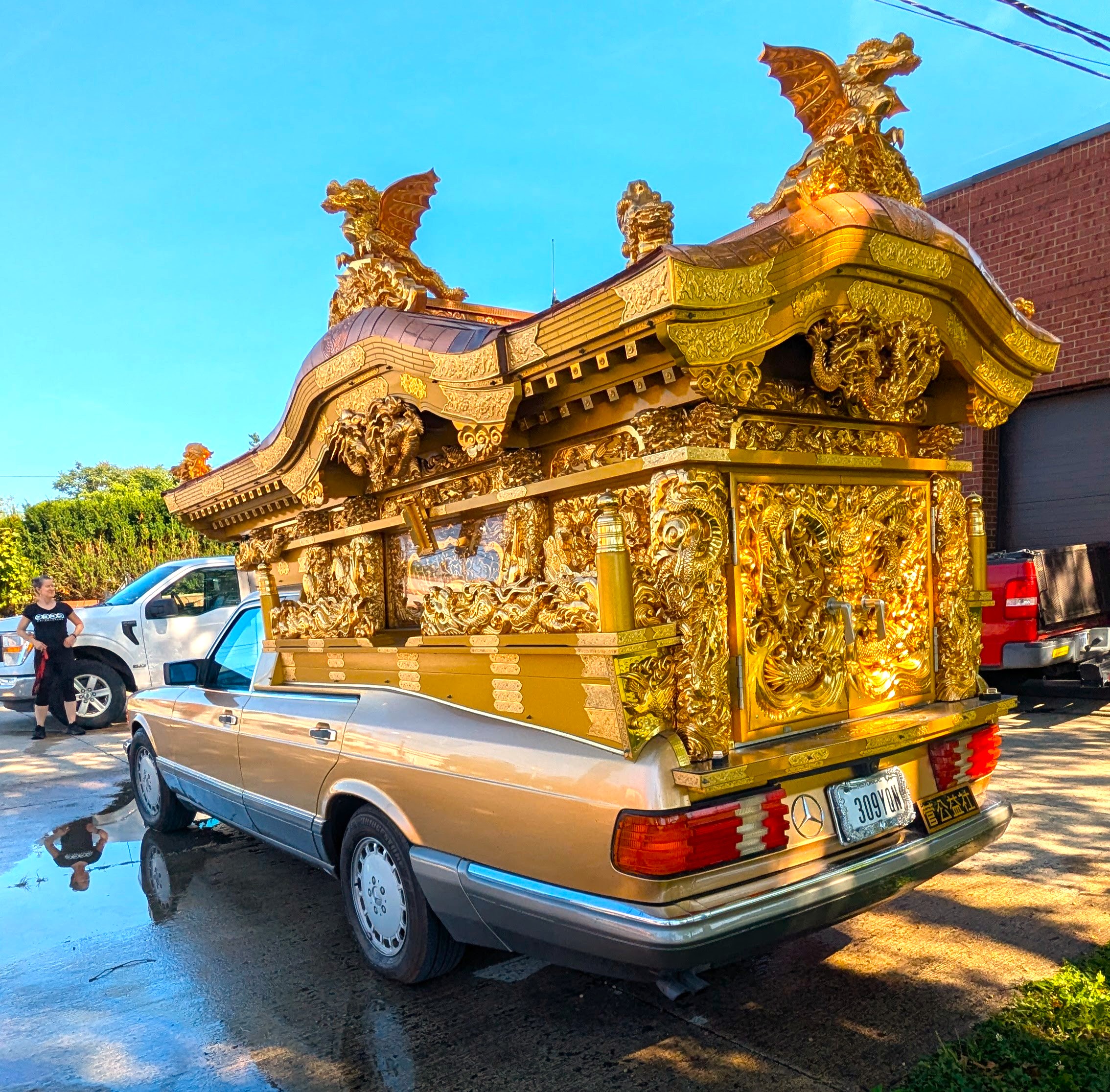 1989 Mercedes 300SE Japanese Miyagata Hearse