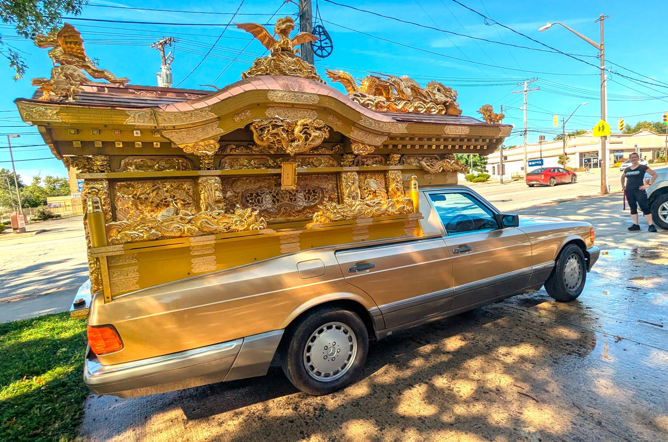 1989 Mercedes 300SE Japanese Miyagata Hearse