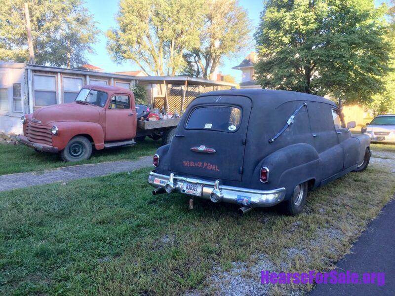 "The Black Pearl" 1950 Buick Roadmaster Hearse - Rat Rod Style