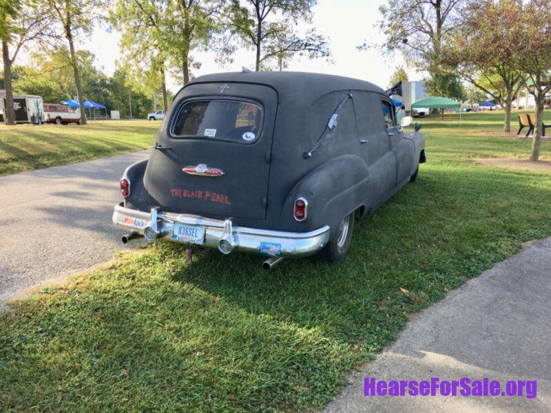 "The Black Pearl" 1950 Buick Roadmaster Hearse - Rat Rod Style