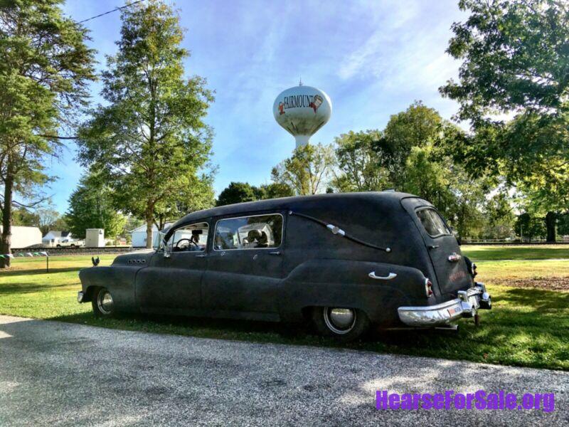 "The Black Pearl" 1950 Buick Roadmaster Hearse - Rat Rod Style