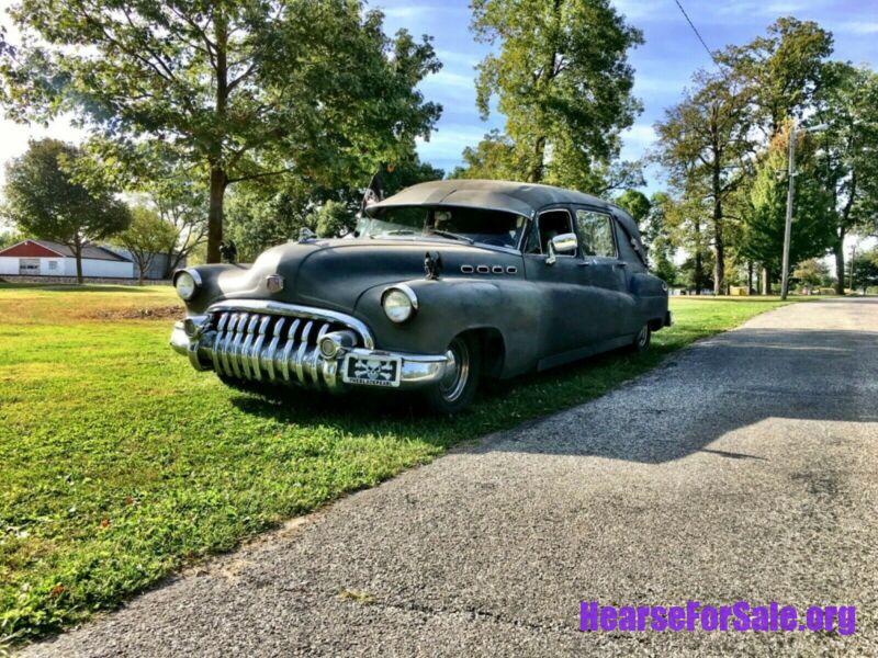 "The Black Pearl" 1950 Buick Roadmaster Hearse - Rat Rod Style