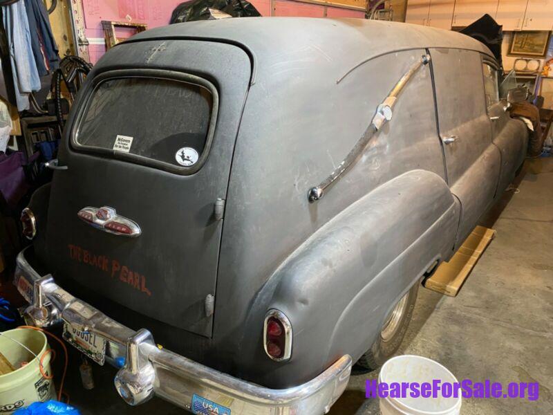 "The Black Pearl" 1950 Buick Roadmaster Hearse - Rat Rod Style