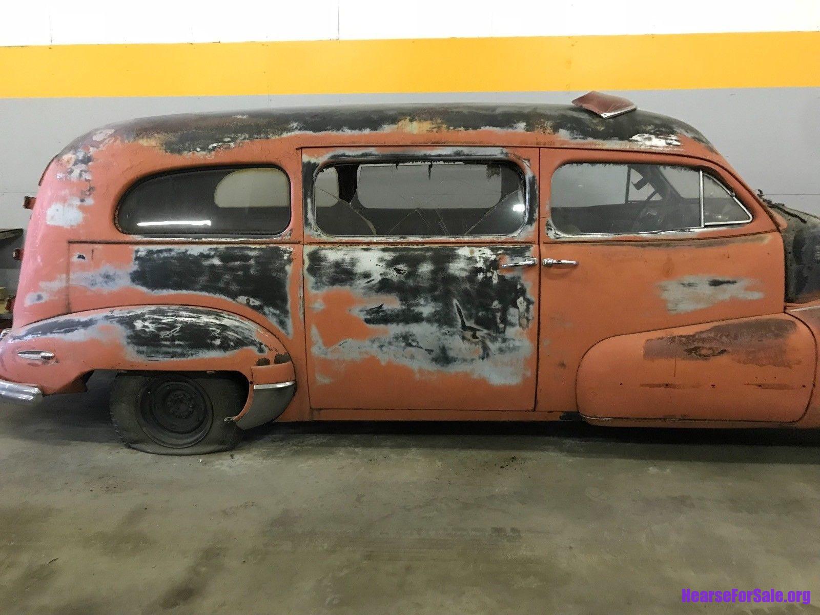 1948 Buick Hearse Ambulance Combo 1948 Buick Hearse/Ambulance passenger side view