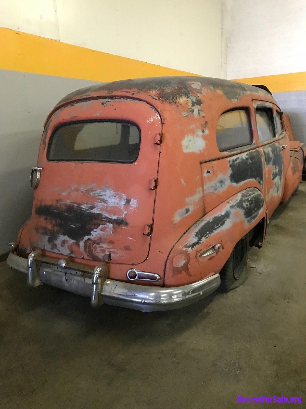 1948 Buick Hearse Ambulance Combo 1948 Buick Hearse/Ambulance passenger side rear quarter view.
