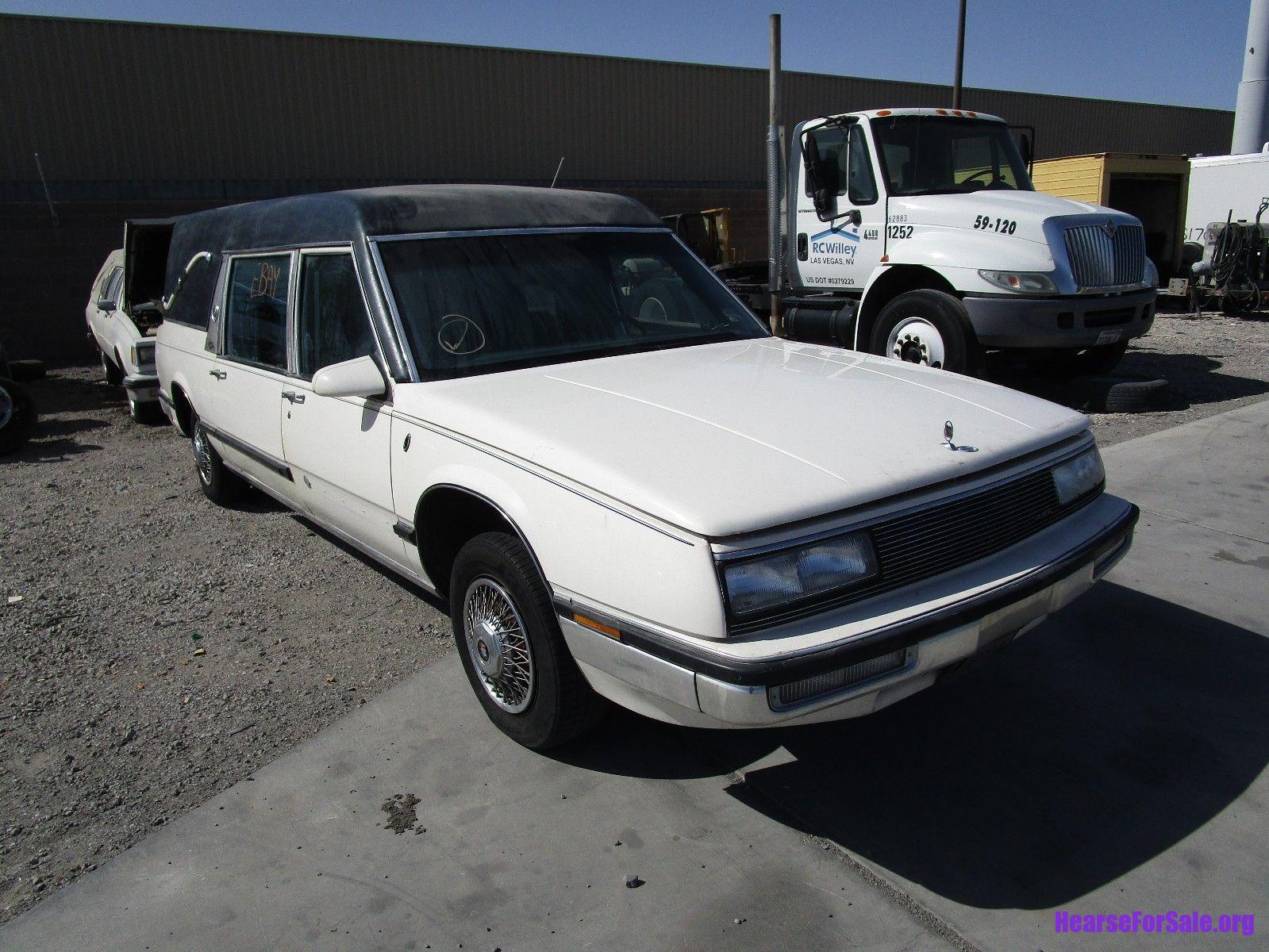 1989 Buick LeSabre Hearse passenger side front quarter view