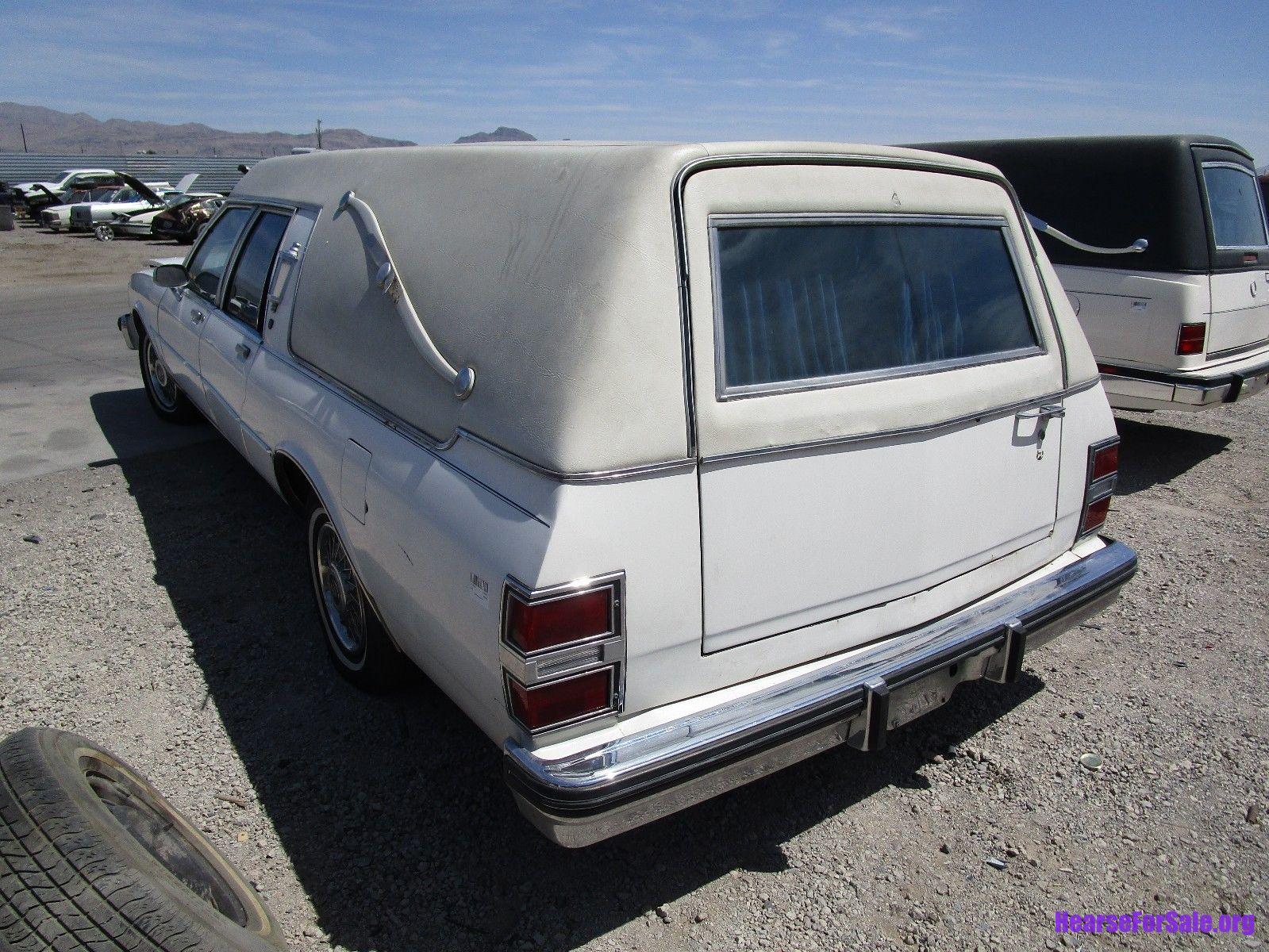 1984 Buick Electra S&S Hearse driver side rear quarter view