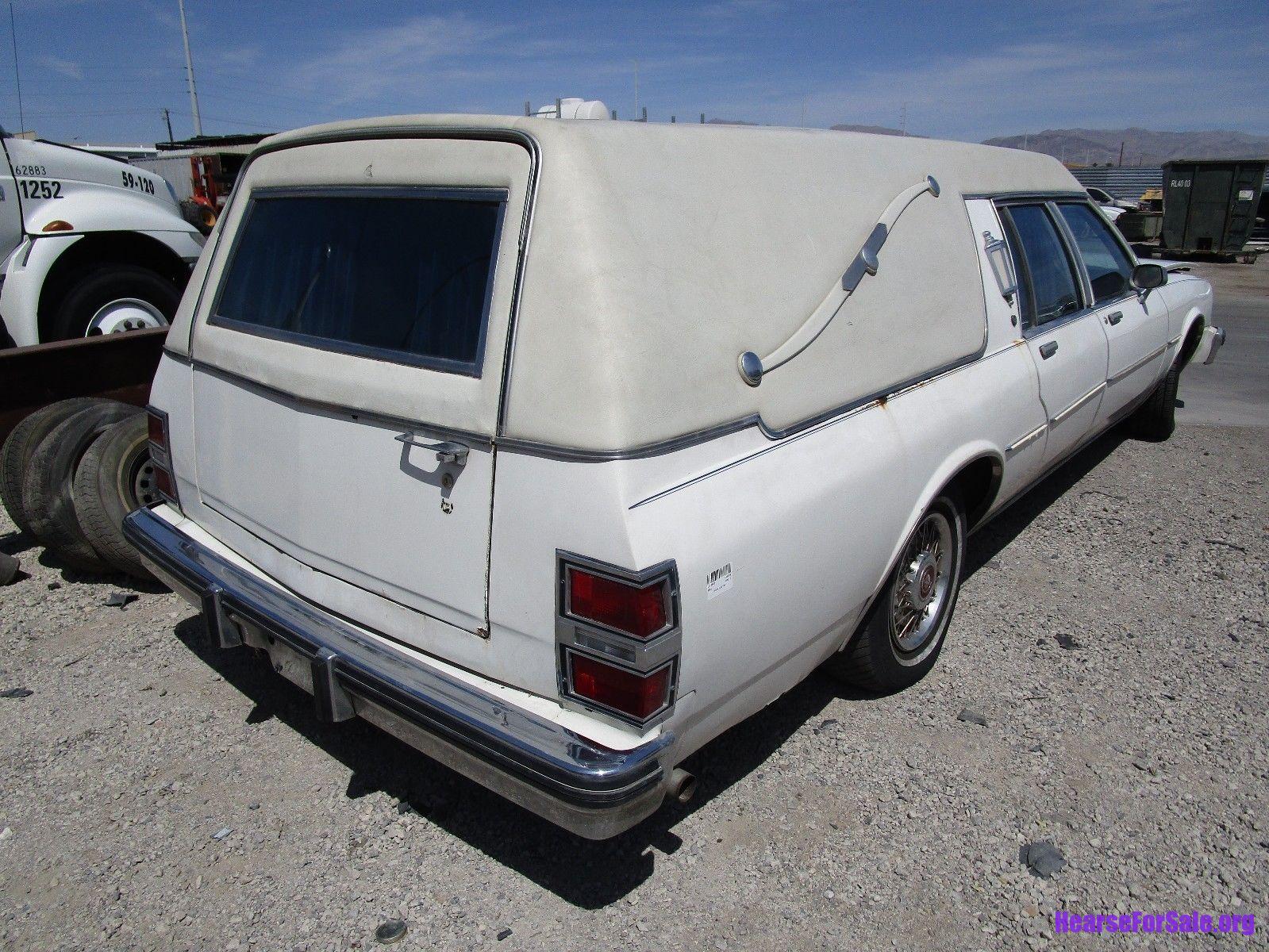 1984 Buick Electra S&S Hearse passenger side rear quarter view