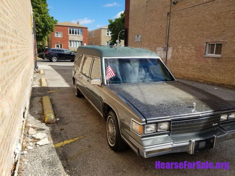1986 Cadillac Deville Hearse 1986 Cadillac DeVille Hearse 1986 Cadillac DeVille Wagon Grey FWD Automatic Hearse