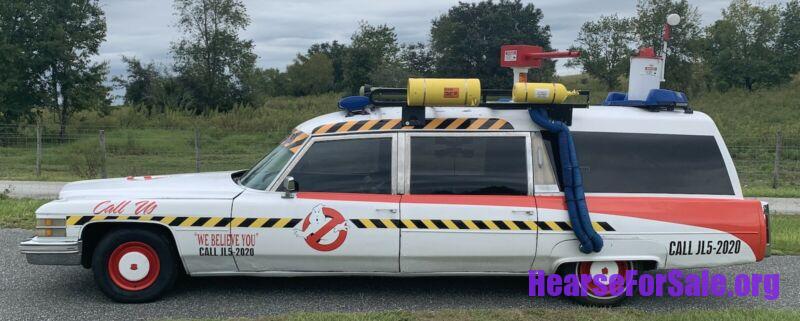 1974 Cadillac Miller meteor Hearse Ghostbusters 1974 Cadillac Miller-Meteor Hearse Ghostbusters Clone