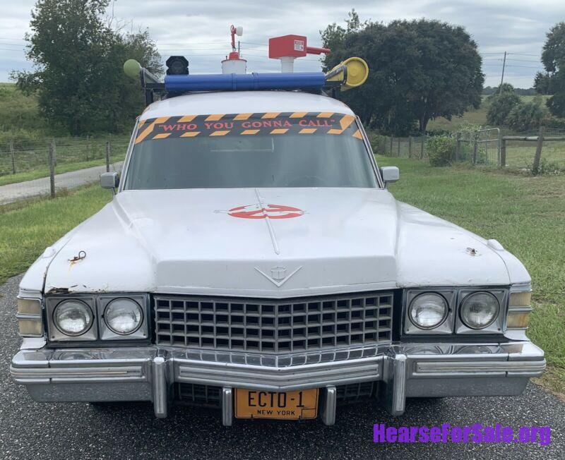 1974 Cadillac Miller meteor Hearse Ghostbusters 1974 Cadillac Miller-Meteor Hearse Ghostbusters Clone