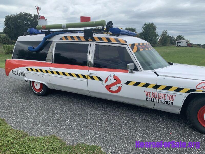 1974 Cadillac Miller meteor Hearse Ghostbusters 1974 Cadillac Miller-Meteor Hearse Ghostbusters Clone