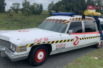 1974 Cadillac Miller Meteor Hearse Ghostbusters Themed