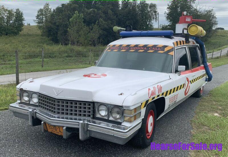 1974 Cadillac Miller meteor Hearse Ghostbusters 1974 Cadillac Miller-Meteor Hearse Ghostbusters Clone