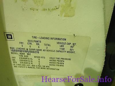 1997 Cadillac Hearse