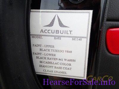 2006 Cadillac Dts Accubilt Ss Xts Medalist Hearse