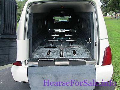 2000 Cadillac Krystal Hearse casket compartment