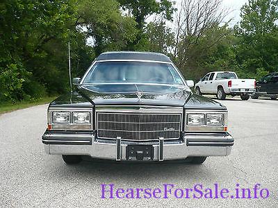 1983 Cadillac DeVille Hearse front