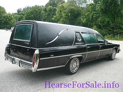 1983 Cadillac DeVille Hearse passenger side rear