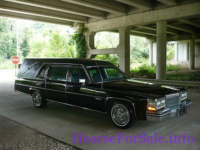 1983 Cadillac DeVille Hearse passenger side front