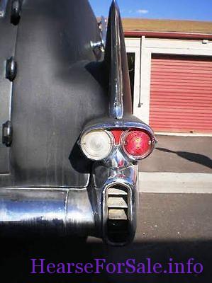 1958 Cadillac Eureka Hearse Landau right rear tail light